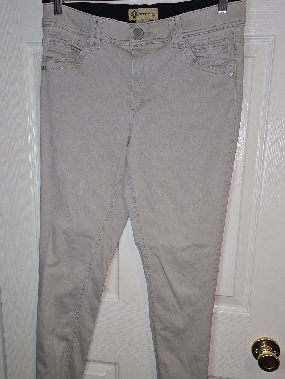 Democracy Skinny Jeans‎ in Light Gray